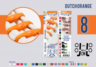 SHOEPS DUTCH ORANGE 8 STUKS